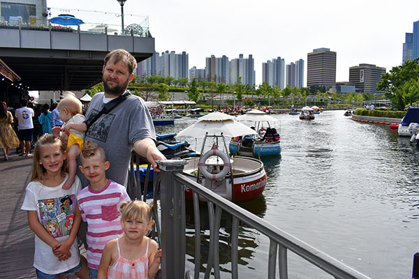 Central Park Songdo with Kids in Incheon, Korea