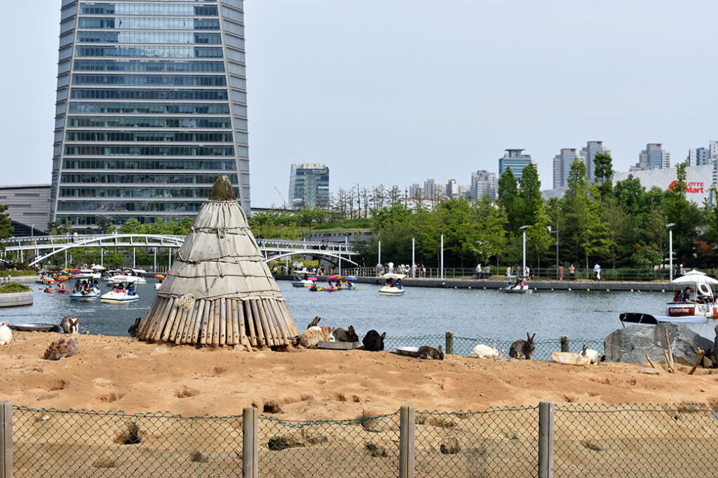 Rabbit Island at Central Park Songdo with Kids in Incheon, Korea