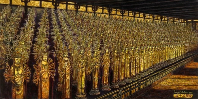 1001 lifesize Kannon statues