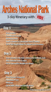 Best Hikes Arches National Parks 3 Day Itinerary 