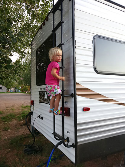 RV in Moab, Glamping, Arches, Moab, Airbnb, Traveling with kids, family travel, diapersonaplane, Diapers On A Plane,