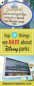9 Things I hate about Disney, We hate about Disney, Bad food at Disney, bad transportation at Disney, getting fired at Disney, diapersonaplane, Diapers On A Plane, traveling with kids, family travel, creating family memories