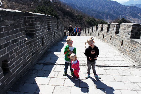 Great Wall of China, Beijing, Mutianyu Section, Gondola, Great Wall of China with kids, diapersonaplane, Diapers on a plane, traveling with kids, family travel, creating family memories, china