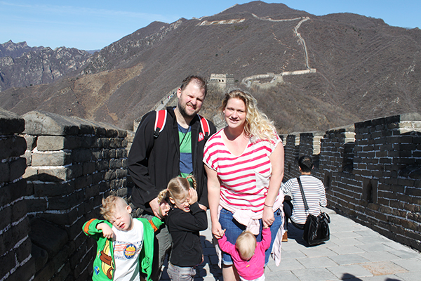 Great Wall of China, Beijing, Mutianyu Section, Gondola, Great Wall of China with kids, diapersonaplane, Diapers on a plane, traveling with kids, family travel, creating family memories, china