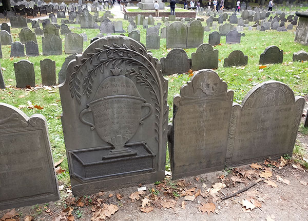 Granary Burial Ground, Granary Burying Ground, Boston, Massachusetts, Grave Site, Grave markers, cemetery, Revolution, Sons of Liberty, diapersonaplane, diapers on a plane, creating family memories, family travel, traveling with kids