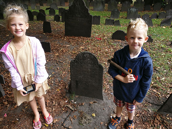 Granary Burial Ground, Granary Burying Ground, Boston, Massachusetts, Grave Site, Grave markers, cemetery, Revolution, Sons of Liberty, diapersonaplane, diapers on a plane, creating family memories, family travel, traveling with kids
