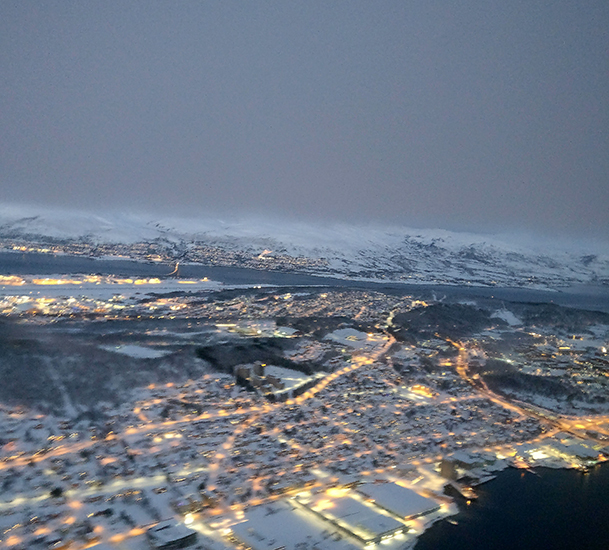 Tromso, Norway, Ariel View, SAS Airlines, 2017 Year in Review, diapersonaplane, diapers on a plane, creating family memories, family travel, traveling with