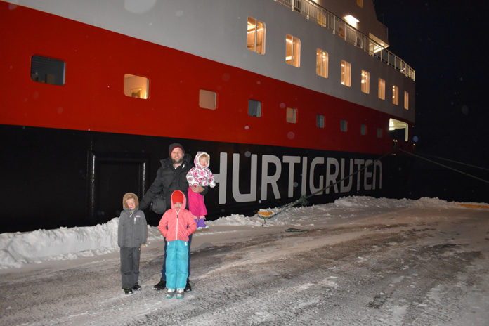Hurtigruten, Authentic Scandinavia, Norway Cruise, Norwegian Cruise, Winter Cruise, Fjord Cruise, Cruising Norway, Norway, Tromso, Kirkenes, Bergen, Oslo, diapersonaplane, diapers on a plane, creating family memories, misadventures traveling standby, family travel, traveling with kids