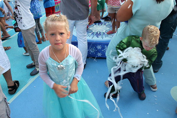 Disappointed Child on Disney Cruise