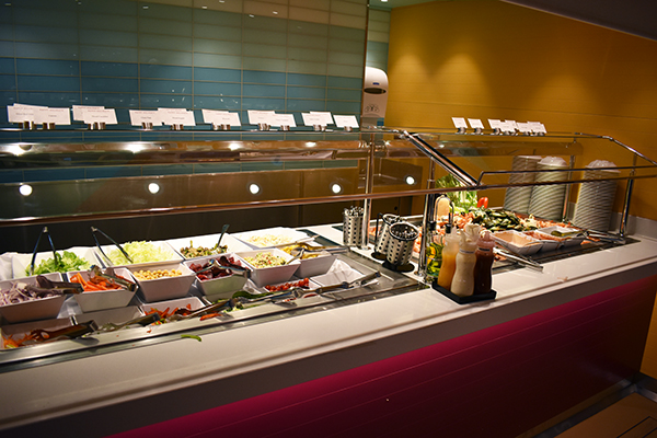 Disney Cruise Buffet, Cabana's, Cruise, Disney Cruise, Buffet, Breakfast Lunch Options on a Disney Cruise, Inside outside seating, Food on a Disney Cruise, diapersonaplane, diapers on a plane, traveling with kids, family travel