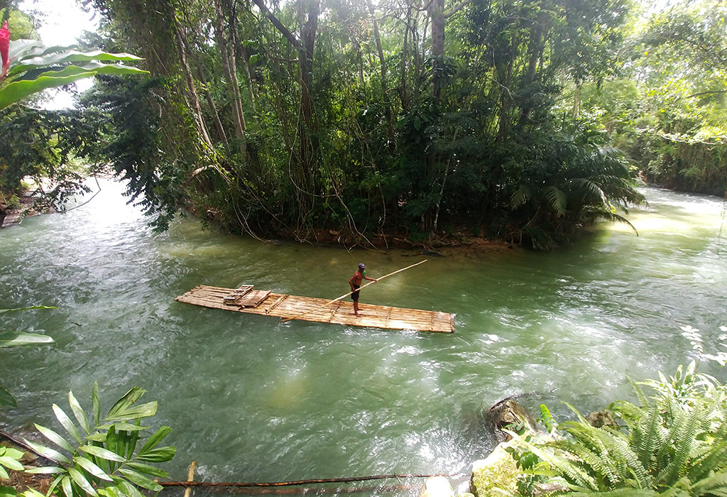 Rafting on the Martha Brae River, Rafting on the Martha Brae, River Rafting in Jamaica, Martha Brae, Jamaica, Falmouth, Yah Mon, Disney Cruise, Excursion, Caribbean, traveling with kids, family travel, creating family memories
