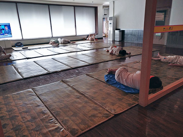 Sleeping Rooms at the Korean Jjimjilbang with Kids in Korea