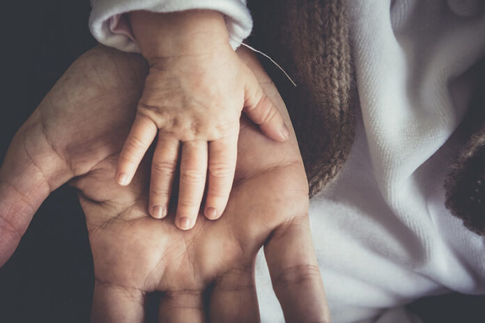 Child Hands with Parent