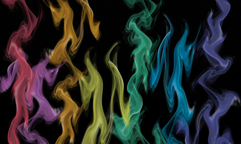 Colorful Flames 